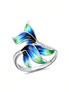 1 PC Luxury Cubic Zirconia Ring For Women For Wedding Engagement Party Jewelry Valentine's Day Gift