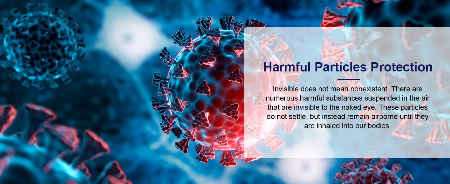 ToLife NEW TZ-K2 Air Purifier for Large Rooms (up to 1095 Ft²). PM 2.5 Display, Auto Mode, Timer, HEPA Filter—removes smoke, pollen, and pet dander!