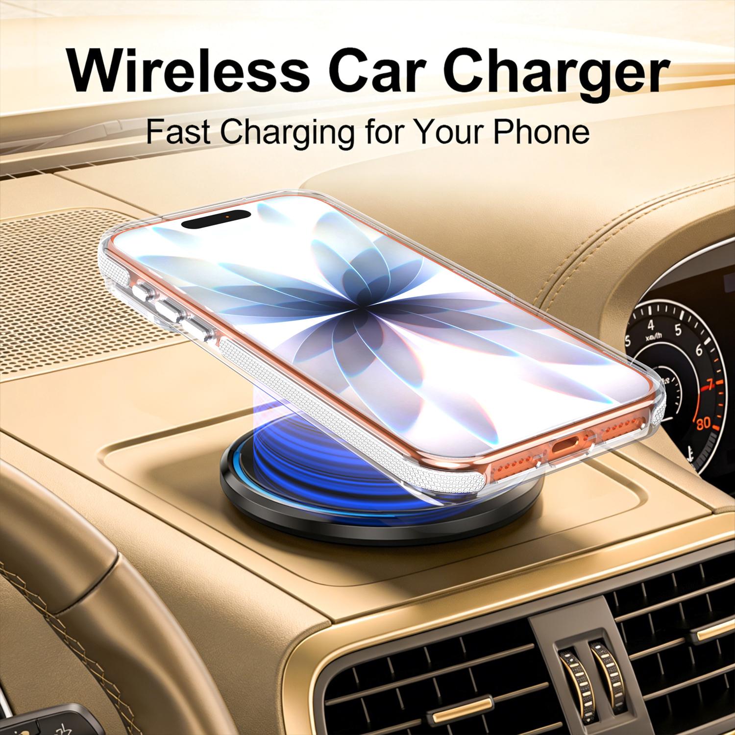 For iPhone 17 16 15 14 13 Pro Max Clear MagSafe TPU Case with Camera Kickstand Lightweight Transparent Cover