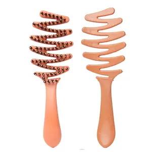 Boar Bristle Hair Brush for Fine Hair - Ultimate Smoothing Vented Detangler Wet Brush for Women, Gentle Scalp Massage, A Great Gift outdoorfun