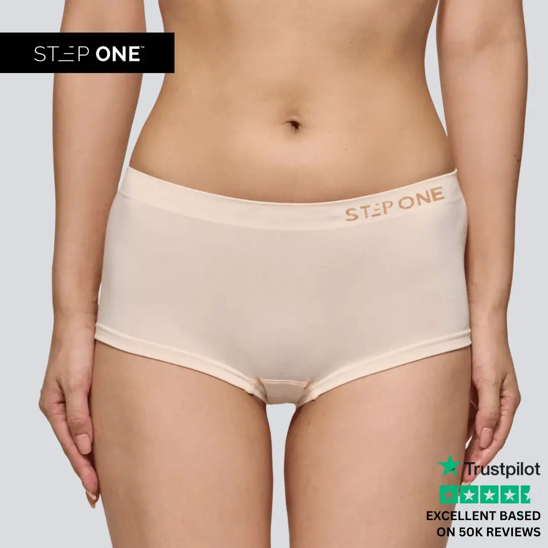 Women's Smooth Fit Seamless Boyleg Panties, Breathable Bamboo Viscose for Everyday Comfort, Champagne, Boy Shorts, Working, Casual, Boyleg Cut, Breathable Fabric, Lounging, Second-Skin Fit, Solid, Stay-Put Waistband, Seamless Fit