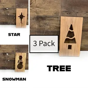 Christmas Lantern (3 Pack - #2) Acrylic Templates for Routers