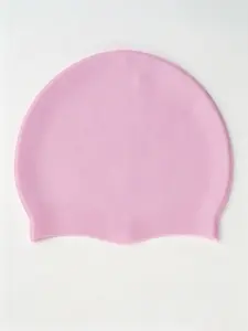 Women's Waterproof Swim Cap, Comfortable Silicone Ear Protection, Large Size for Long Hair, Adult Swimming Hat for Men and Women