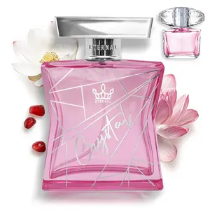 Eternal Crystal - Inspired by Bright Crystal - 3.4 oz (100ml) - Eau de Parfum - Long-lasting - Vegan - Clean Ingredients - Perfume Spray for Women - 2000 sprays per bottle Aromatic Citrusy Fragrance Floral Essence Fragrance