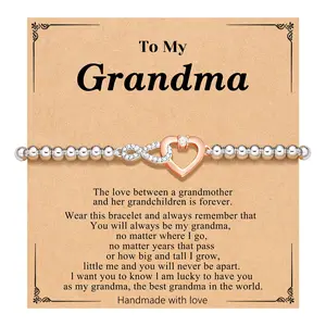 Grandma Gifts, Mother Daughter Gifts, Valentine's Day Mother's Day Christmas Gifts for Grandma Granddaughter Mom Daughter Bracelet