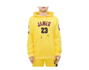 Pro Standard Los Angeles Lakers Lebron James Pro Team Men Hoodie Yellow