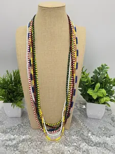 7 Yoruba Religion Elekes Necklace Set - Santeria Orisha Beaded Necklaces