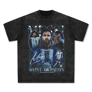 PITCHDRIP Messi Oversized Graphic tee