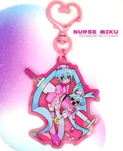 Nurse Hatsune Miku Keychain