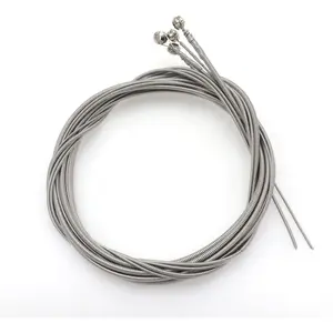 Stainless Steel 4 String Bass Strings Replacement Set, Acoustic Bass Strings, Electric Bass String, 4 String Bass Instrument Accessories