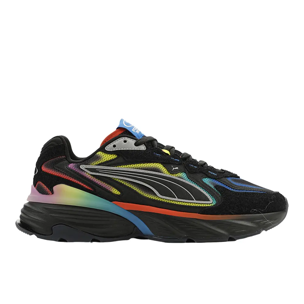 PUMA Mens Fade Afterlight Lace Up Sneakers Shoes Casual - Black