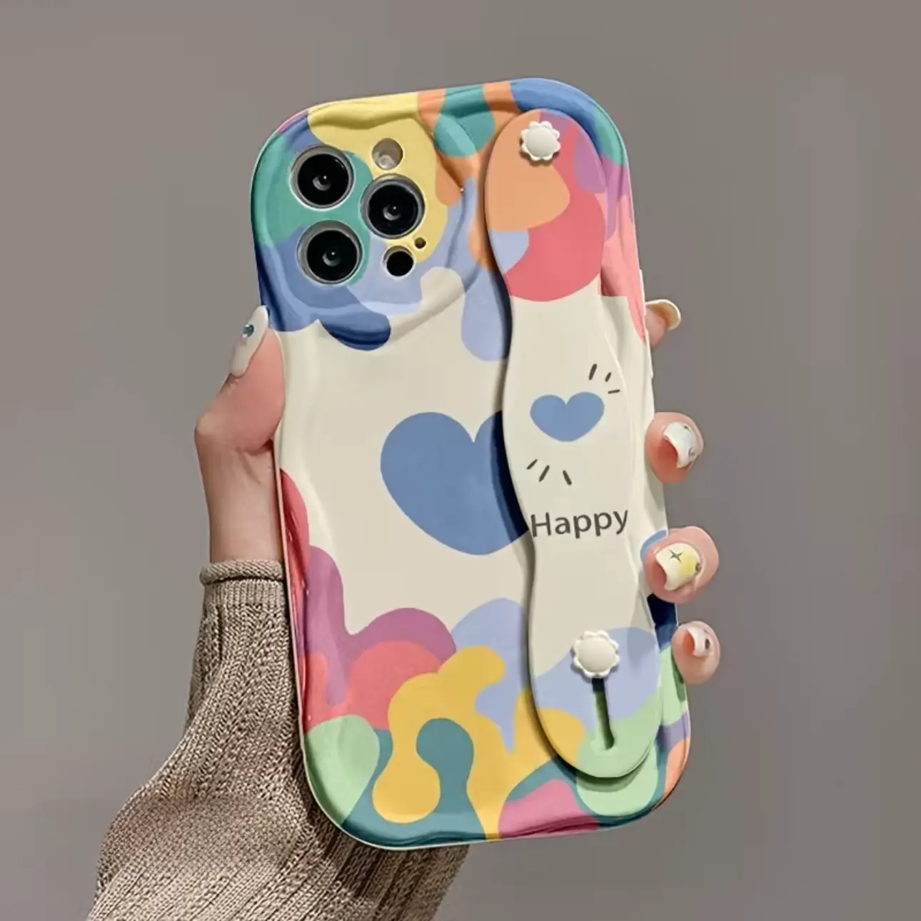 Heart Pattern Print Phone Case, Stylish TPU Protective Cover for Apple iPhone 17 16 15 14 13 12 11, Cute Gift for Women
