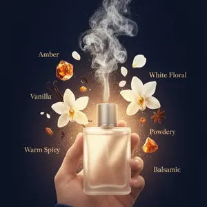 Pink Anarchy (W)/ oil base/ amber, vanilla, white floral, powdery, warm spicy, balsamic