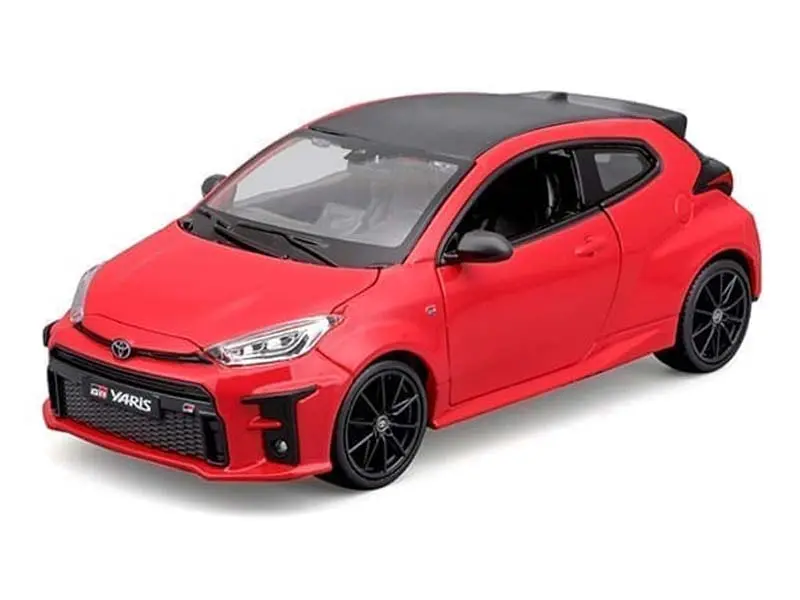2021 Toyota GR Yaris – Red Diecast 1:24 Scale Model - Maisto 32909RD
