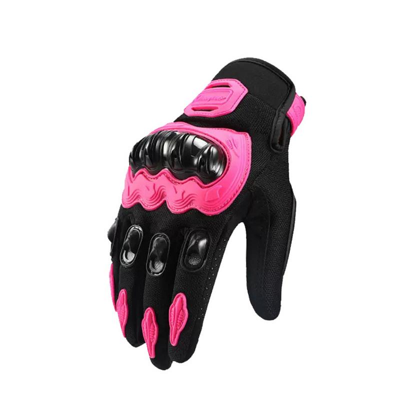 Motorcycle riding gloves for outdoor use, suitable for both men and women, breathable, anti-fall, wear-resistant, touchscreen compatible, protective gloves for all seasons