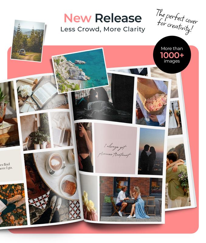 Tangobird Vision Board Book - Collage of Clip Art to Create your Dream Life Vision Board -Mothers day gifts Artwork Creativity