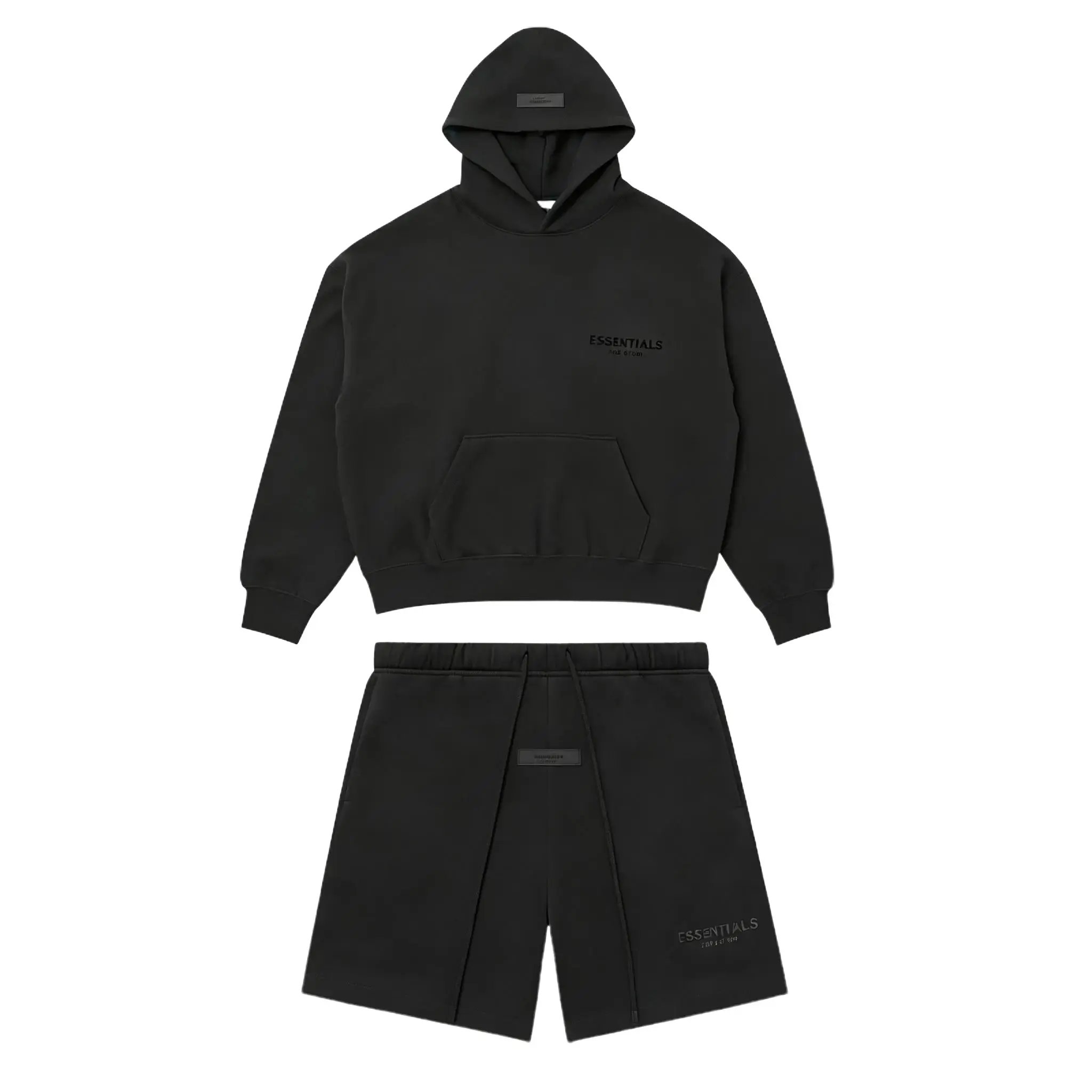 Fear of God Essentials Pullover Hoodie 'Stretch Limo' FW22 AND Sweatshort 'Stretch Limo'