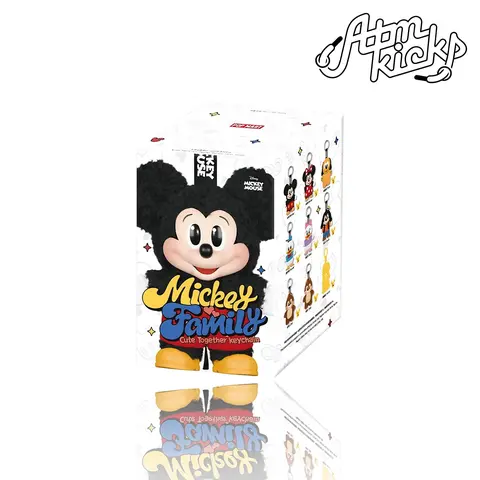 Pop Mart Disney Mickey Family Together Series Cute High-Quality Plush Figure Keychain - Vibrant Limited-Edition Collectible for Collectors, Single Unit Accessory for Backpacks/Keys Display/Carry, Brand New Unopened Birthday Gift, 100% Authentic
