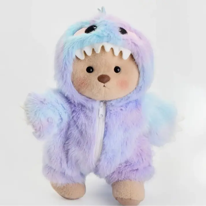 Rainbow Blueish Purple Dino