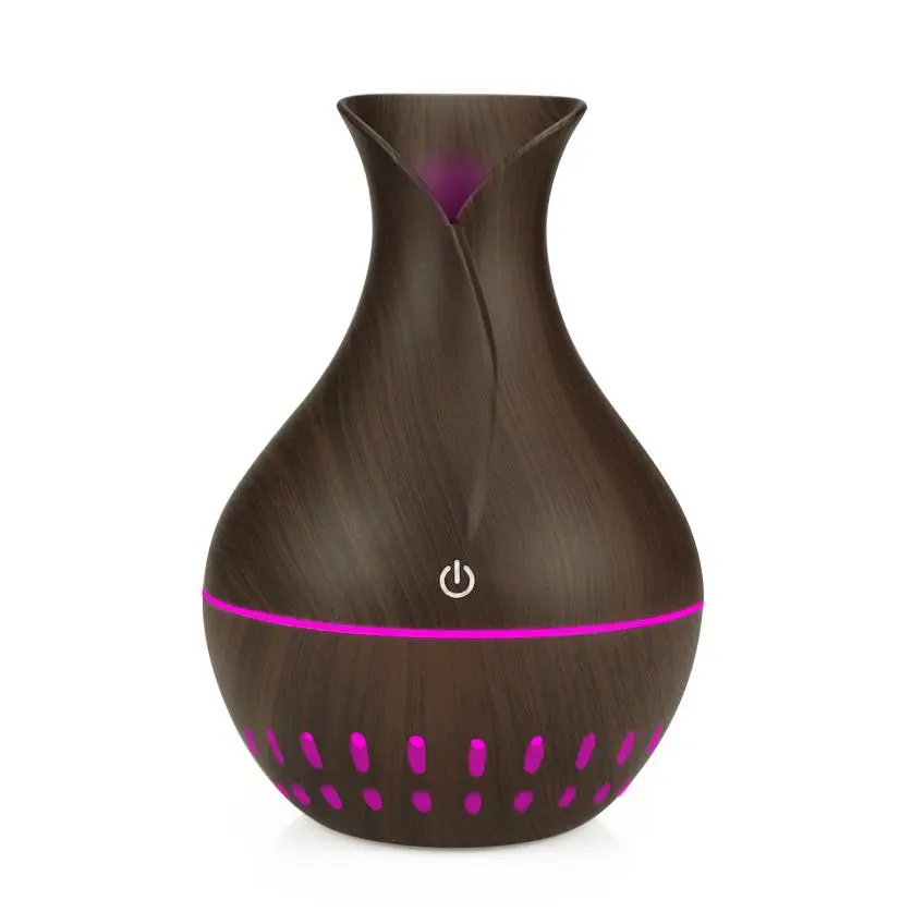 130ML Miniature Ultrasound Aromatherapy Air Humidifier - USB-Powered, Hollow Translucent Design, LED Lights, 145*102mm, Reduces Nasal Discomfort, Relieves Dry Skin, Soothes Mood, Personal Use for Home Office Desktop