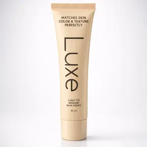 Women's Luxe Color Changing Makeup Foundation - Instantly Adapts to Skin Tone - Buildable Light-to-Medium/Medium Dark-to-Dark Coverage - 12-Hour Wear - Natural Dewy Finish Concealer