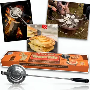 Toas-Tite XL Pocket Sandwich Grill 21.75" – Campfire, BBQ & Panini Maker