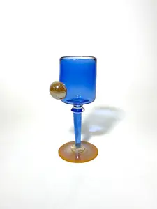 Sticky Glass Bubble Goblet #4 - Perfect for Any Drink - Drinkware