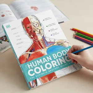 The Human Body Coloring Book The Ultimate Anatomy Study Guide Second Edition with Coloring Activities for Enhanced Learning DK Human Body Guides Series