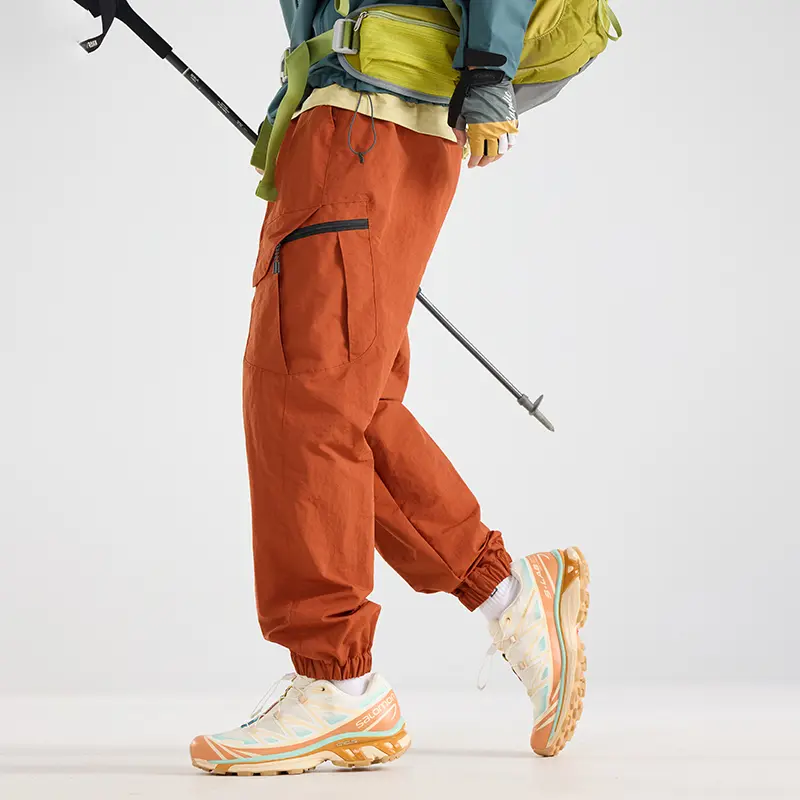 NELEUS Outer Lab Water Repellent Medium Thickness Outdoor Cargo Hiking Pants, Unisex Loose Cuffed Versatile Trekking Casual Pants