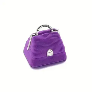 Handbag Jewelry Box, Ring and Necklace Storage Box, Multi-Functional Jewelry Organizer, Ideal for Small Items, Proposal Ring Box