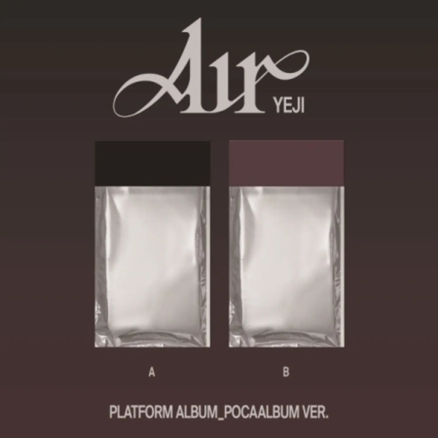 Yeji (ITZY) - Air Platform QR Card (Random Cover, Discless Digital Edition) - JYP Entertainment Music Product with Photocard Set + Selfie Photocard, Asian Import