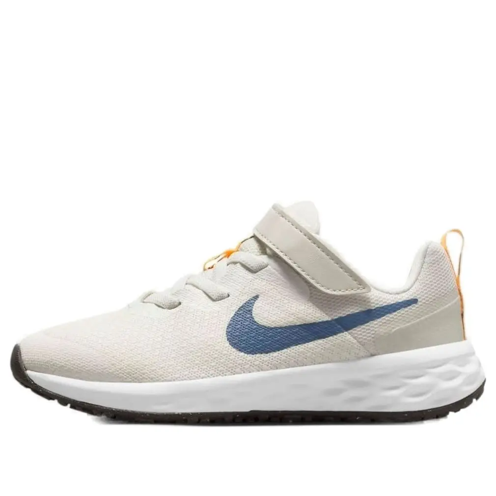 NIKE Kids' Revolution 6 NN (PSV) Pre-School Boys' Running Shoes - Summit Wt, Clean Look, Adjustable Fit, Lightweight, Easy-Strap Closure, Practicality, 6-7 Years Children’s Sizes, Sporty Chic