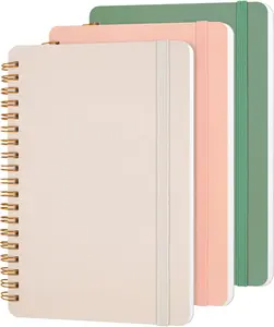 3 PCS Small Spiral Notebook 5x7, Notebooks for Note Taking, Spiral Journal Notebook, Work Notebook Small Notebooks 5x7 with Strap, Cute Notebooks for Women 70 Sheets/Note Books