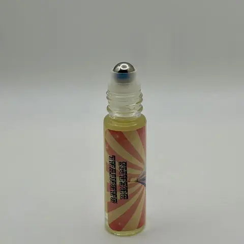 Carnival Dreams 10ml Almond-Caramel Scent Aroma Blend Roll-On Body Oil, Moisturizing Nourishing Skin-Friendly Roll On Oils, Travel-Size Beauty Bath & Personal Care Product, Moisturizing Body Oils