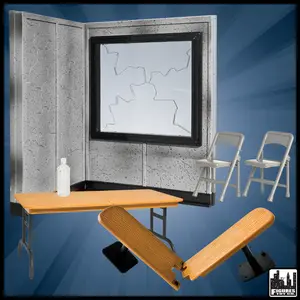 Break Room Accessory Set for WWE & AEW Wrestling Action Figures