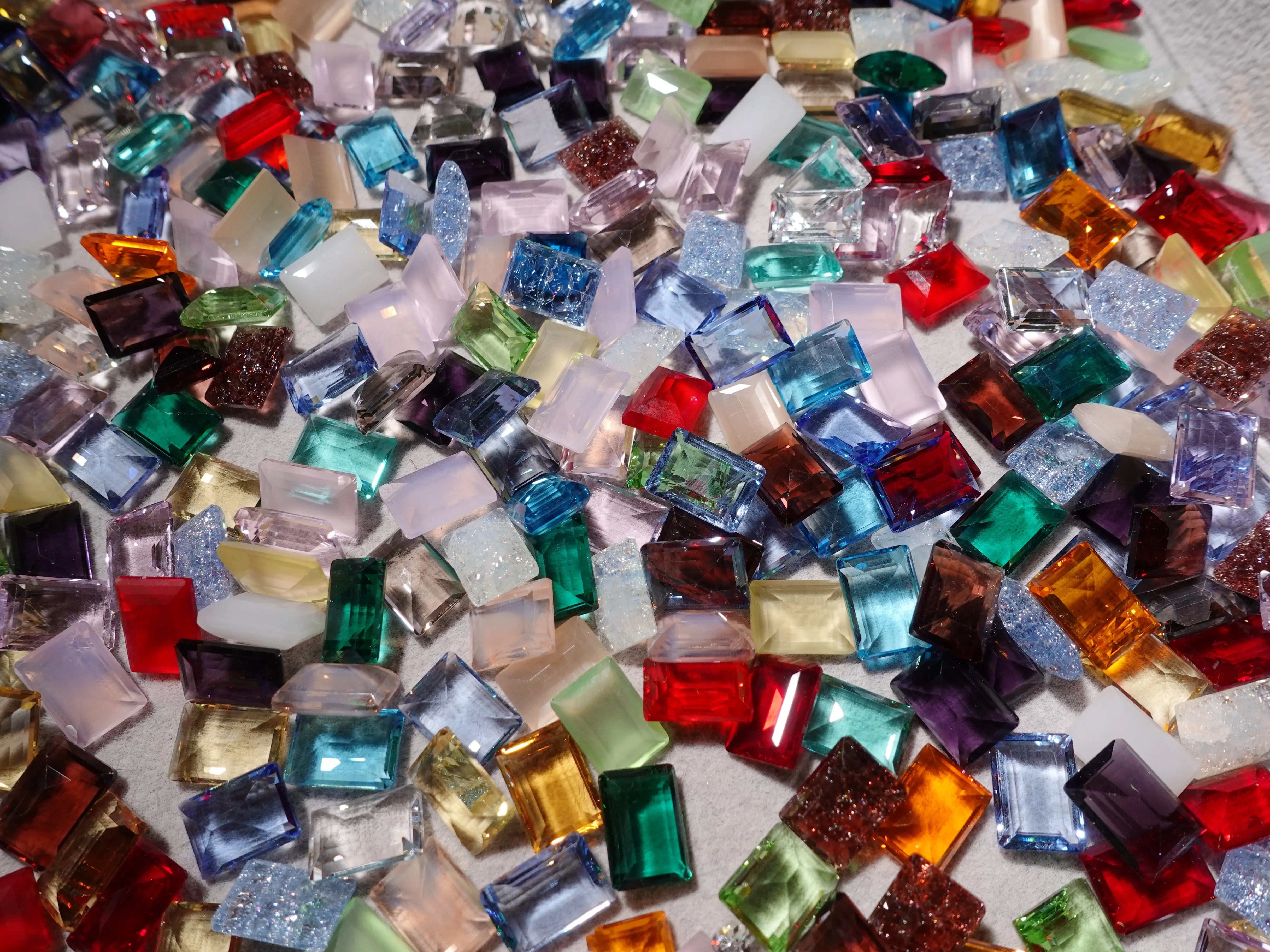 10x14mm Large Rectangle Mixed Pointed Back Crystal Glass Rhinestones For Nails Art and DIY