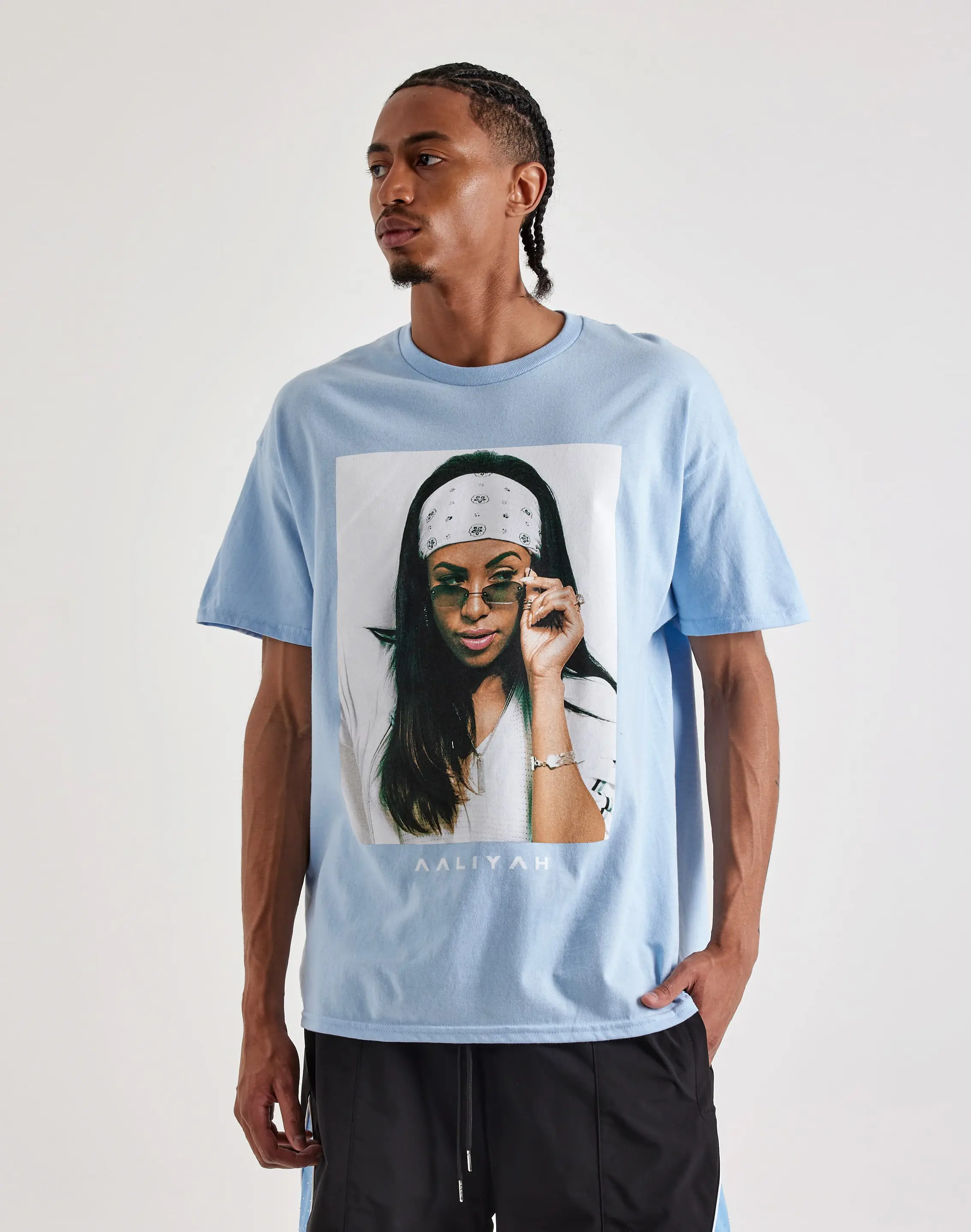 Mens Merch Traffic Aaliyah Rock The Boat Tee