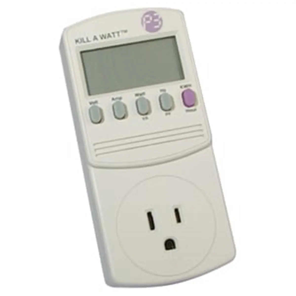 212 MAIN Kill A W Electricity Usage Monitor - LCD Screen Device with Voltage Monitor, Line Frequency & Power Quality Tracker for Cycling, Outdoor Leisure Activities, Counts Consumption, Power Factor, Kilowatt