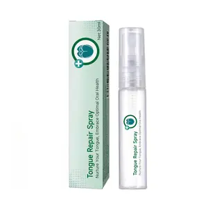 Tongue Repair Spray, Tongue Cleaner for Fresh Breath, Repair the white tongue coating to relieve dry, cracked, swelling oral care spray