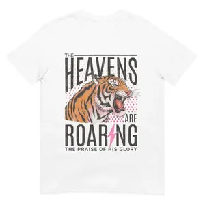 The Heavens Are Roaring Tshirt, Bible Verse Shirt, Religious Shirt, Christian Shirt, 80s Faith Shirt, 90s Aesthetic Clothing
