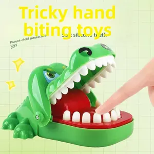 New Bite Finger Crocodile Toy, Desktop Interactive Game Props, Parent-Child Funny Prank Toy for Kids