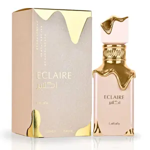 Lattafa Eclaire  Parfum Spray for Women 3.4 oz - Sweet Symphony of Elegance with Caramel, Vanilla, Creamy Notes & Floral Fragrance lattafa eclaire