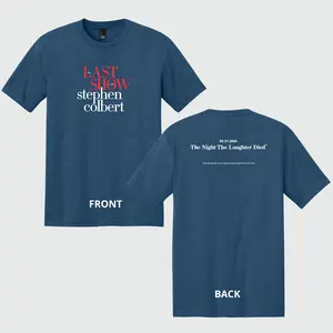 The Last Show With Stephen Colbert 2026 Unisex T-shirt, Late Night Comedy Tee, Talk Show Fan Shirt, Premium Soft Graphic Tee