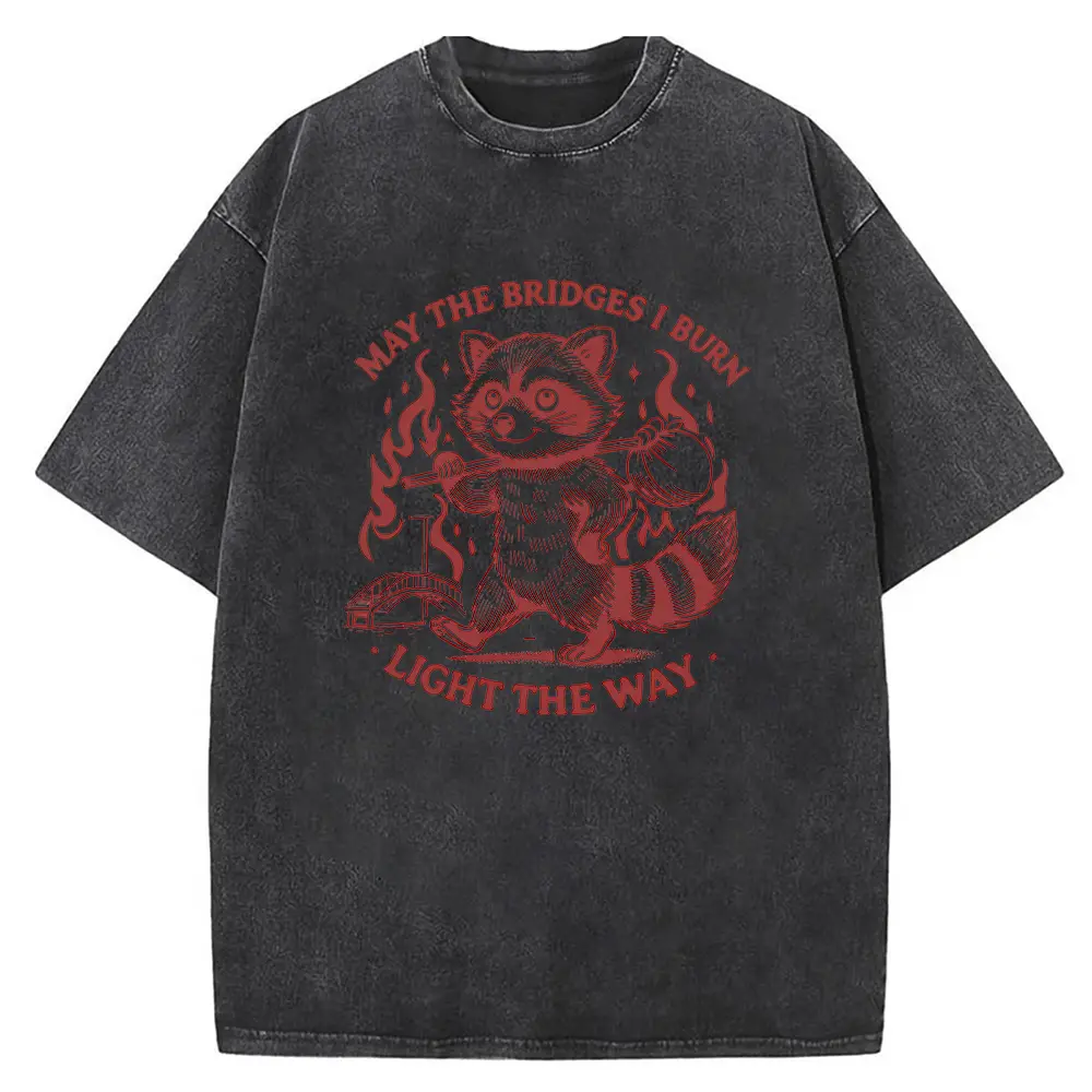 Washed T-shirt-Black