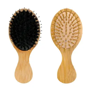 Bamboo Air Cushion Comb, 2 Counts/set Wooden Hair Brush, Portable Detangling Hair Brush for Home Use, Massages Scalp Airbag Combs for Scalp Care