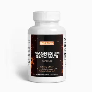 Botelnik Magnesium Glycinate Capsules 90 Count - Chelated Form for Better Absorption - Supports Relaxation & Sleep - Ideal for Pregnant & Non-Pregnant Individuals - Dietary Supplement for Health & Fitness