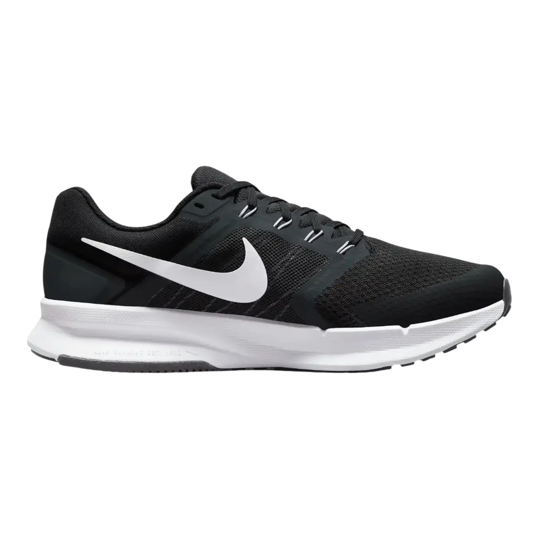 Nike Run Swift 3 Running Sneaker in Black/White/Dark Smoke Grey Mesh | Men's