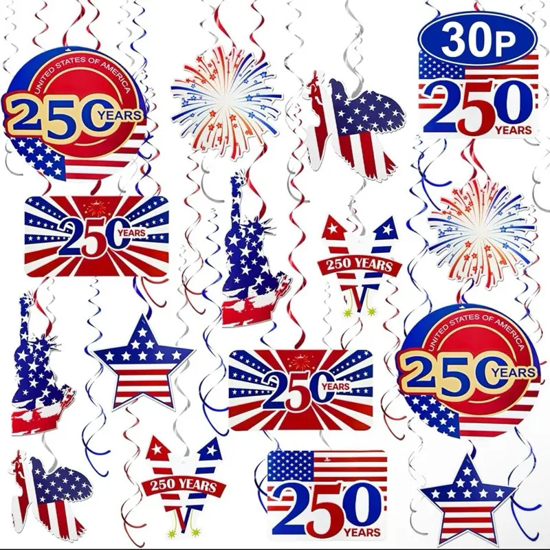 4th of July Party Supplies Bulk Set – 158PCS Patriotic Party Favors, Independence Day Decoratio