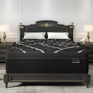 12/14 Inch Twin Full  Queen  King Mattress Memory Foam And Spring Hybrid Mattress Medium Firmness, Lumbar Support, For Home Rooms Hotels, Boxed Halloween ChristmasGift Furniture Ergonomic mattress Interior Modern