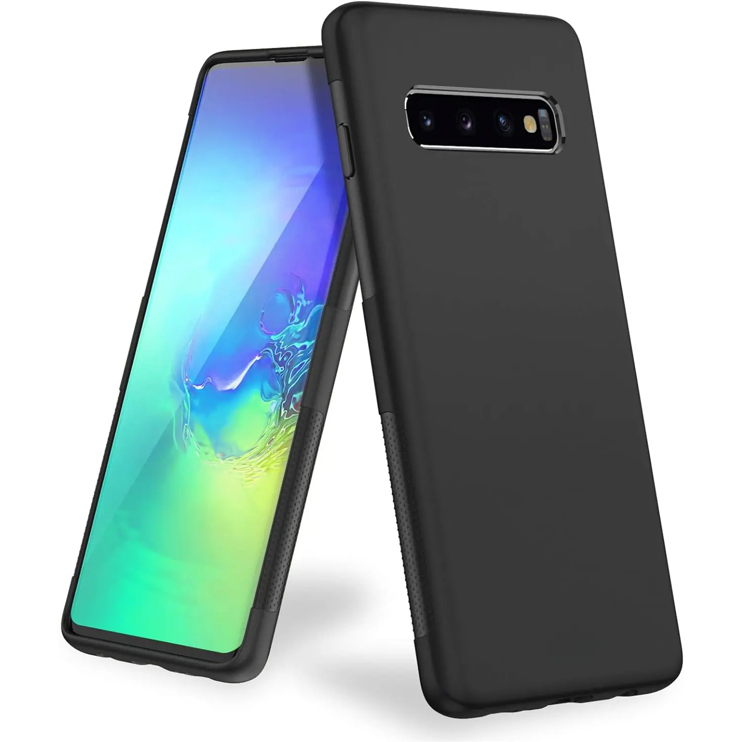 Case for  Galaxy S10 (6.1 Inches) - Ultra-Thin Frosted TPU  Protective Case for Galaxy S10 [Shockproof, Scratch-Resistant & Anti-Fingerprint] ?C Black